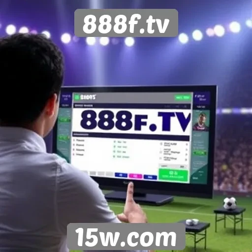 Funcionalidade de apostas ao vivo no 888f.tv